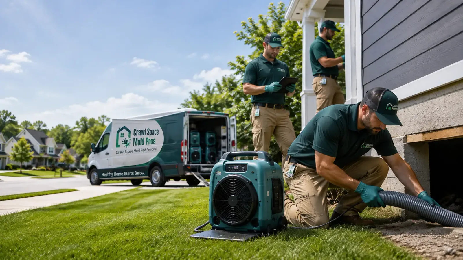 Crawl Space Mold Removal in Bingham Lake, MN